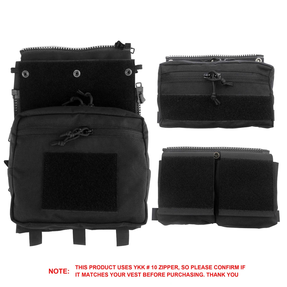 LV119 Tactical Vest Back Panel Spiritus Systems Hunting Combat Airsoft Plate Carrier Storage Pouch Assault Vest Expansion Gear
