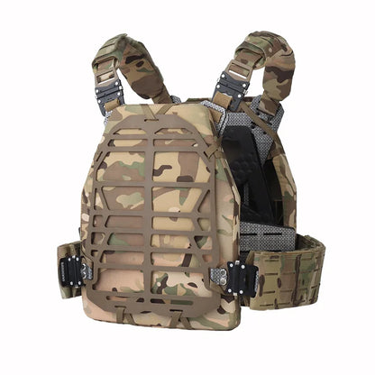 Modular PFM Perforated Lightweight Tactical Vest with Cooling Inner Lining for Outdoor Training