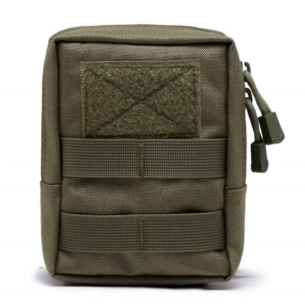 600D  Outdoor Waist Bag Molle Pouch Tool Zipper Waist Pack Hungitng Accessory Belt Pouch