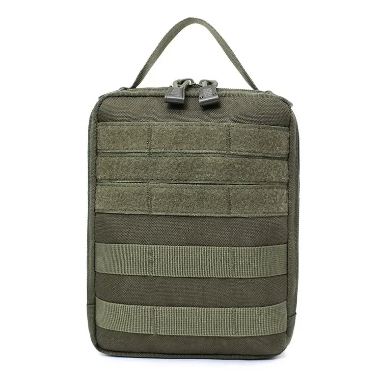 Outdoor EDC Bag Tactical Nylon Handbag Outdoor First Aid Survival Bag MOLLE Accessory Bag Medical Storage Waist Bag Tool Bag