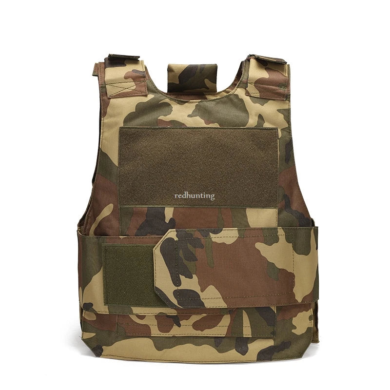 Tactical Vest Outdoor Adjustable Airsoft Paintball Vest Combat Training Protective Costume Molle Clothing for Men Women