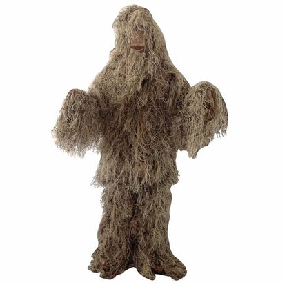 Camouflage Clothing 3D Withered Grass Ghillie Suit 5 PCS Sniper Hunting Suit Hunting Clothes Birding Suit