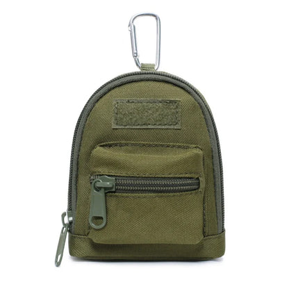 DIZETION Tactical Wallet EDC Molle Pouch Portable Key Case Outdoor Sports Coin Purse Hunting Bag Zipper Pack Multifunctional Bag