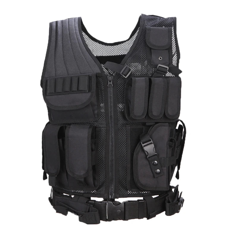 Tactical Vest Men Outdoor Hunting Waistcoat Airsoft Sport Paintball Body Armor