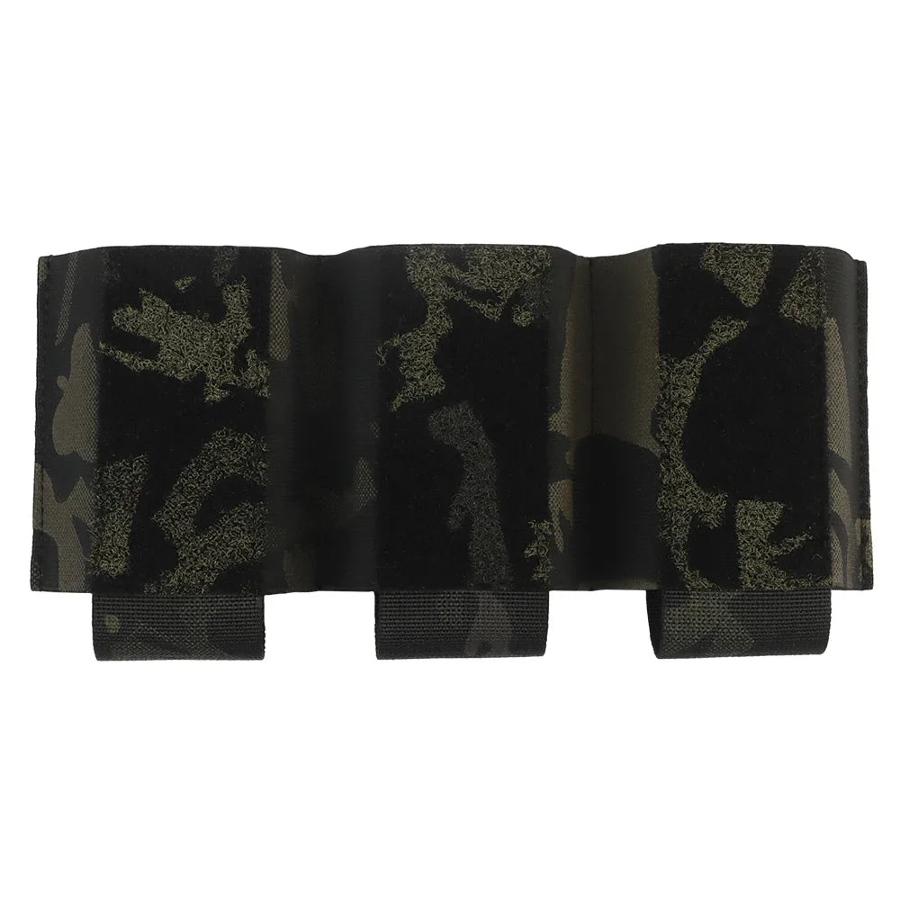 Hunting Triple 762 Magazine Pouch Elastic Retention Hook&Loop MAG Holder Built-in Plate Carrier Vest Accessory Hunting Airsoft