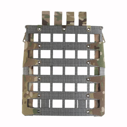 Airsoft Plate Carrier Back Panel MOLLE Zipper Kit FERRO Style FCPC V5 Hunting Vest Lightweight Stand Extension Gear