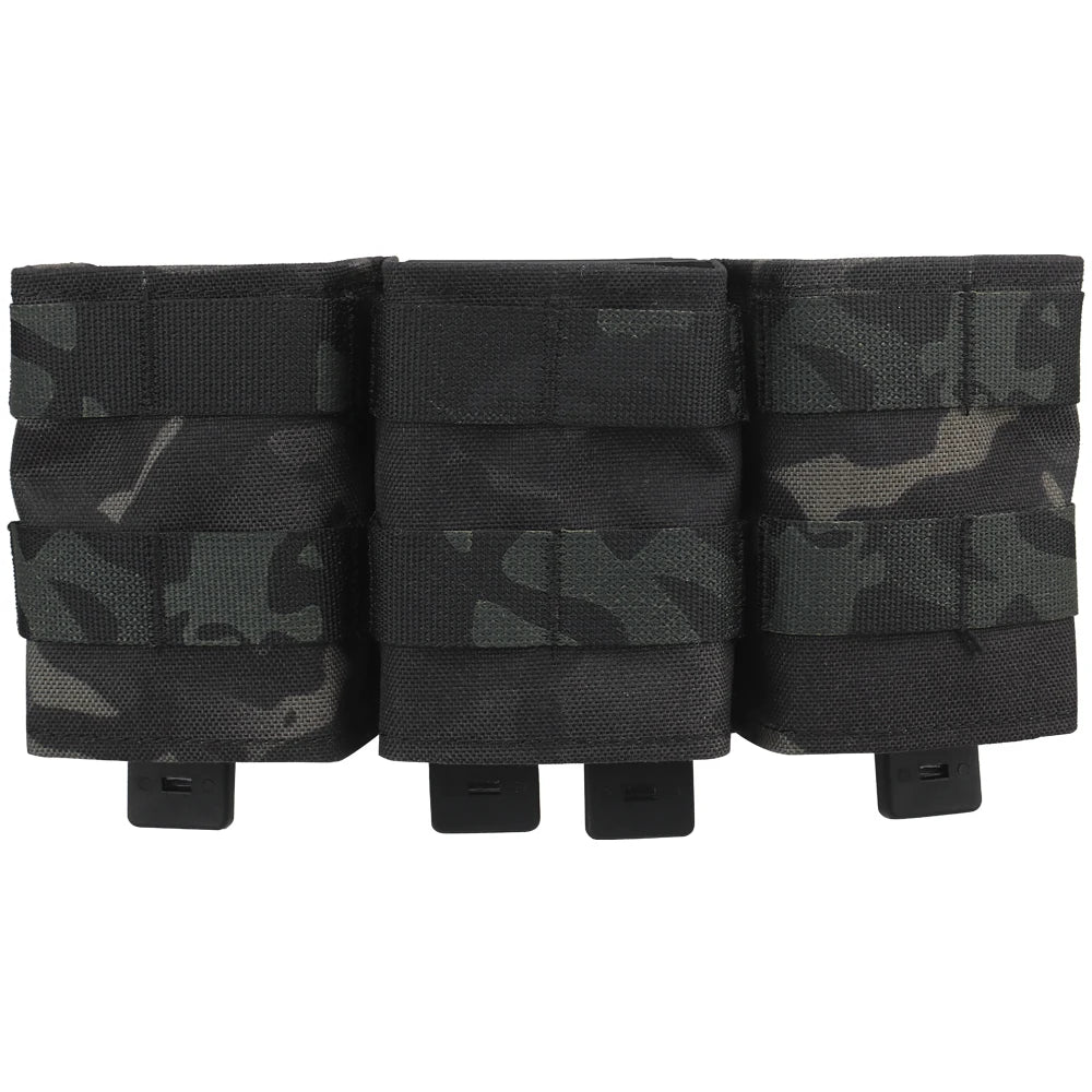 Tactical Molle 7.62 Triple Magazine Pouch Medium Open Top KYWI Kydex Wedge Insert Mag Pouch Holder Hunting Accessories