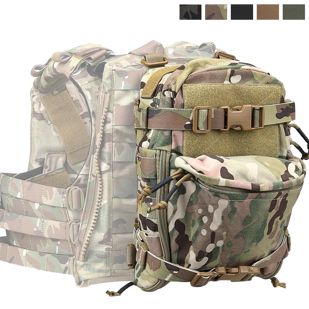 Tactical Minimap Hydration Pack Water Backpack Assault Molle GP Pouch Storage Mini Bag For CPC AVS K19 K-ZERO JPC FCPC Plate