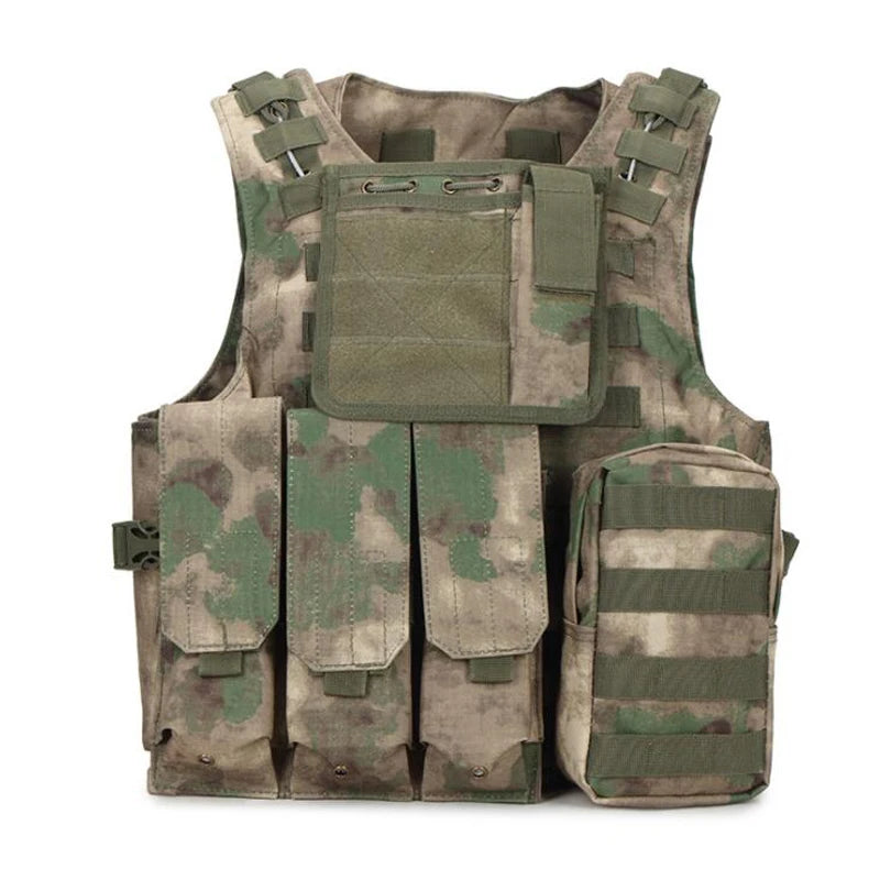 Tactical Vest CS Game Airsoft Assault Molle Vest Equipment Outdoor Clothing Hunting Camouflage Vest Combat Security Waistcoat