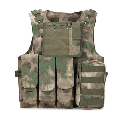 Tactical Vest CS Game Airsoft Assault Molle Vest Equipment Outdoor Clothing Hunting Camouflage Vest Combat Security Waistcoat