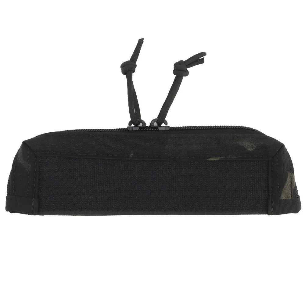 Tactical Admin Pocket Zipper Insert Hook And Loop Attachment Zip Closure For Admin Pouch Standard MBAV Crye AVS Plate Carrier