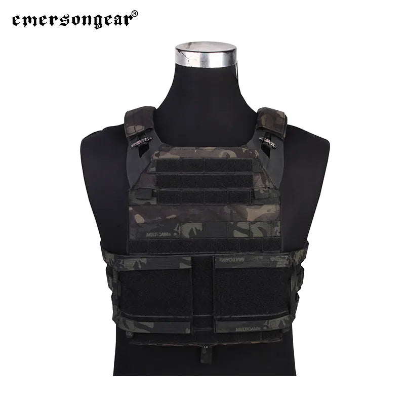 Emersongear Hunting Vest Assault Jum Plate Carrier Dummy Guard Body Armor Combat Hiking Camping Nylon Sports Outdoor