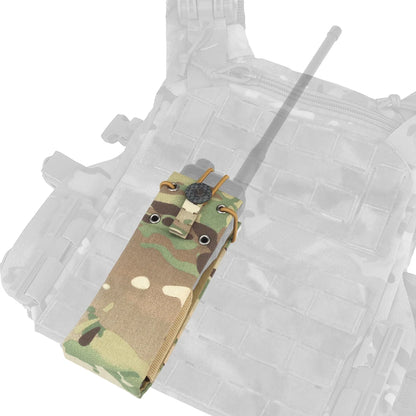 Tactical Universal Radio Pouch MPU5 PRC163 152 148 PTT Holder Bag Walkie-talkie Storage Pocket FC Style Outdoor Hunting