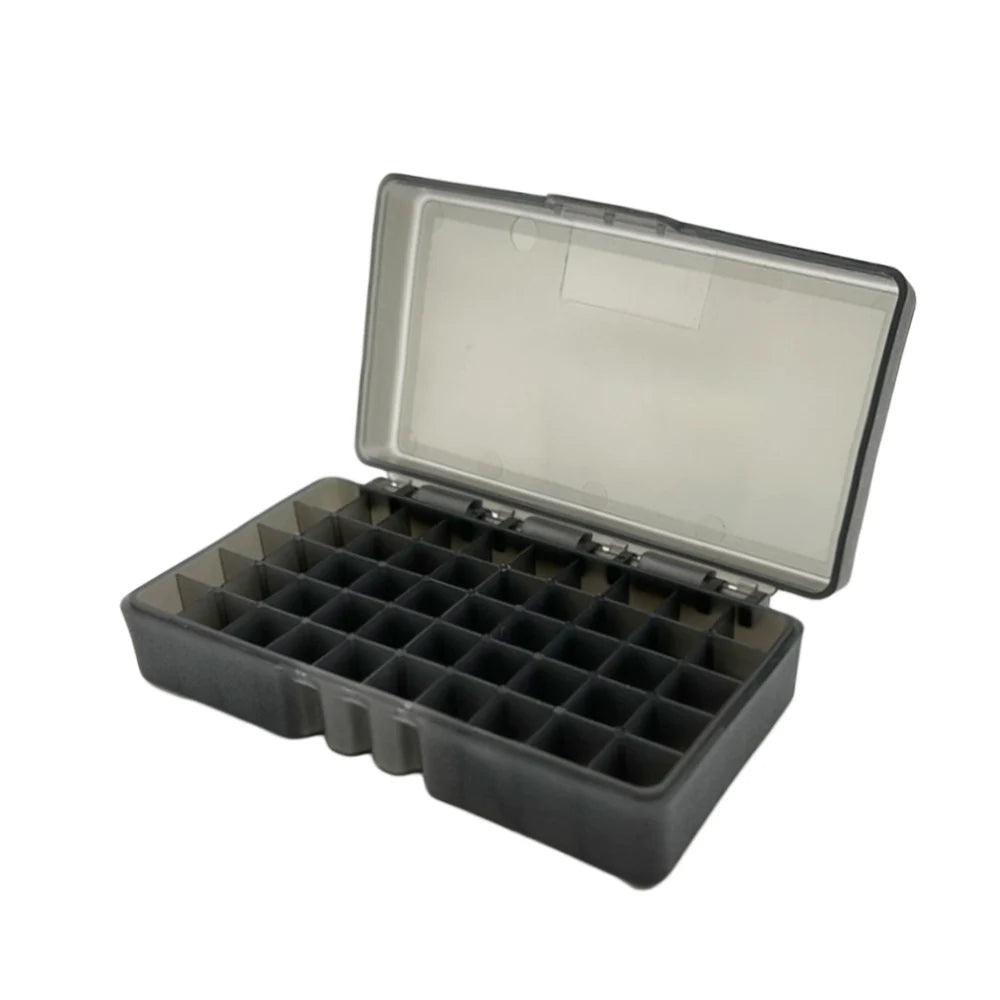 Tactical Ammo Box 50 Round Flip-Top for .45 ACP/40/10MM Cal  Pistol Ammo Carry Storage Box Hunting Accessories