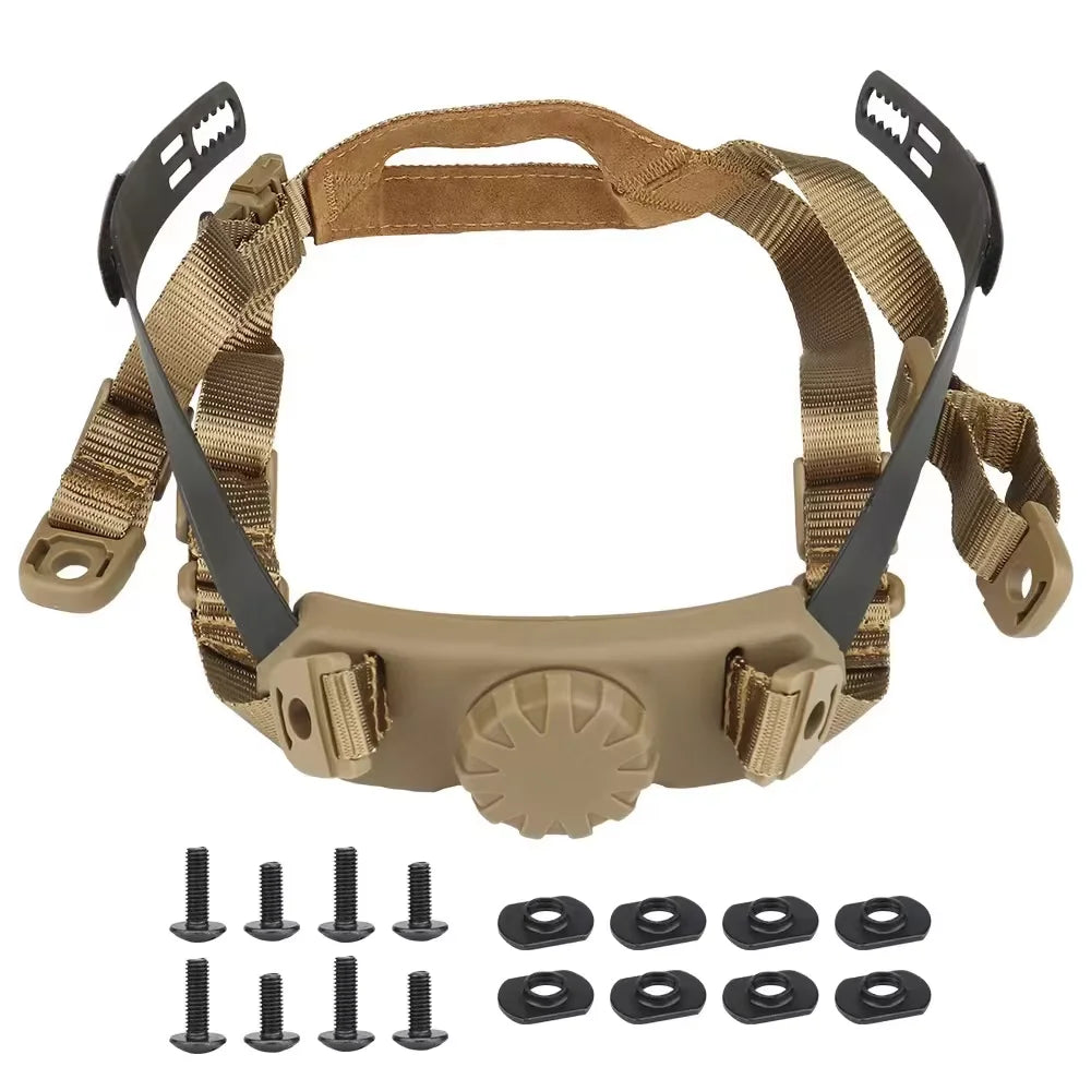 FAST Helmet Secures Chin Strap. Hunting Helmet Adapter, Adjustable Fixing Rope for HL-31 HL-32 Helmet