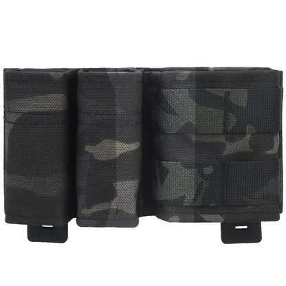 9mm/5.56 Magazine Pouch Tactical Pistol Mag Pouches Militar Double Mag Bag Hunting Airsoft Holder With FAST Nylon Support Clip