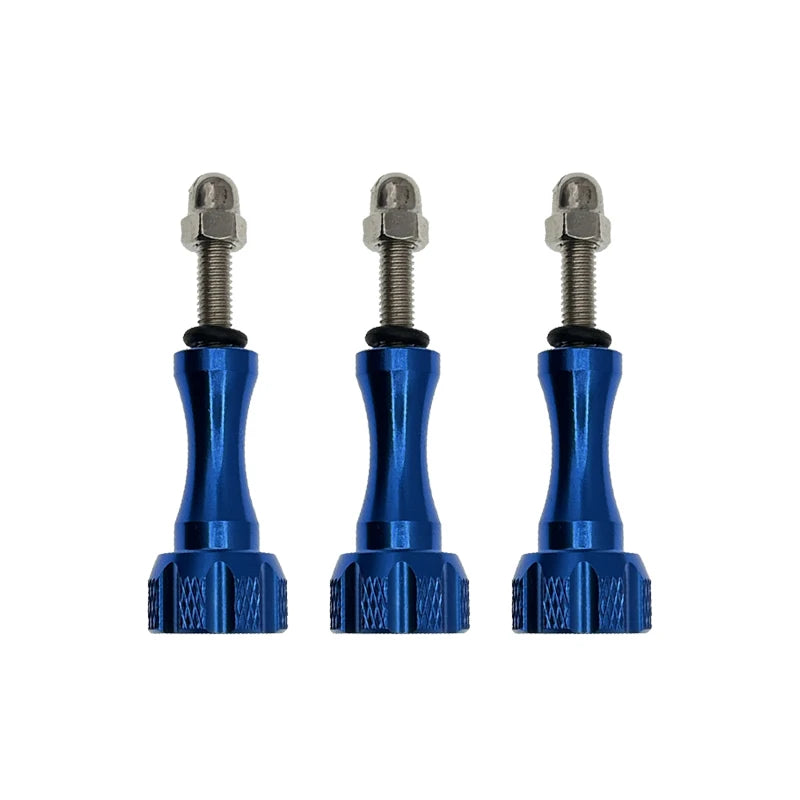 Aluminum Bolt Nut Thumb 1/4 Screws Mount for GoPro 13 12 11 10 9 8 DJI Osmo Action 5 6 Pro 4 Insta360 X6 X5 X4 Camera Accessory