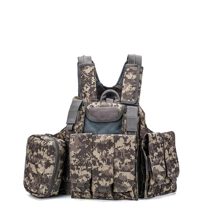 Tactical Vest FG Camouflage Molle CIRAS Airsoft Combat Vest Magazine Pouch Releasable Armor Plate Carrier Strike Vests Gear