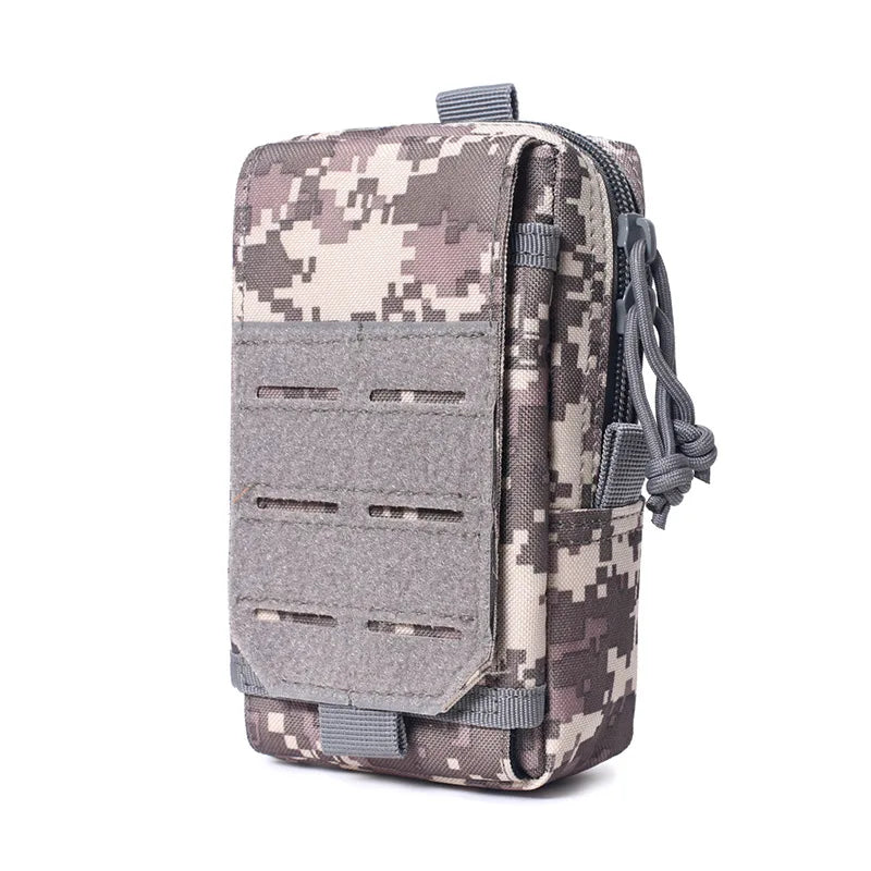 Tactical Molle Phone Case Holder First Aid Kit Bag Waist Uility EDC Pouch Outdoor Hunting Accessory Smartphone Bag Ammo Pack