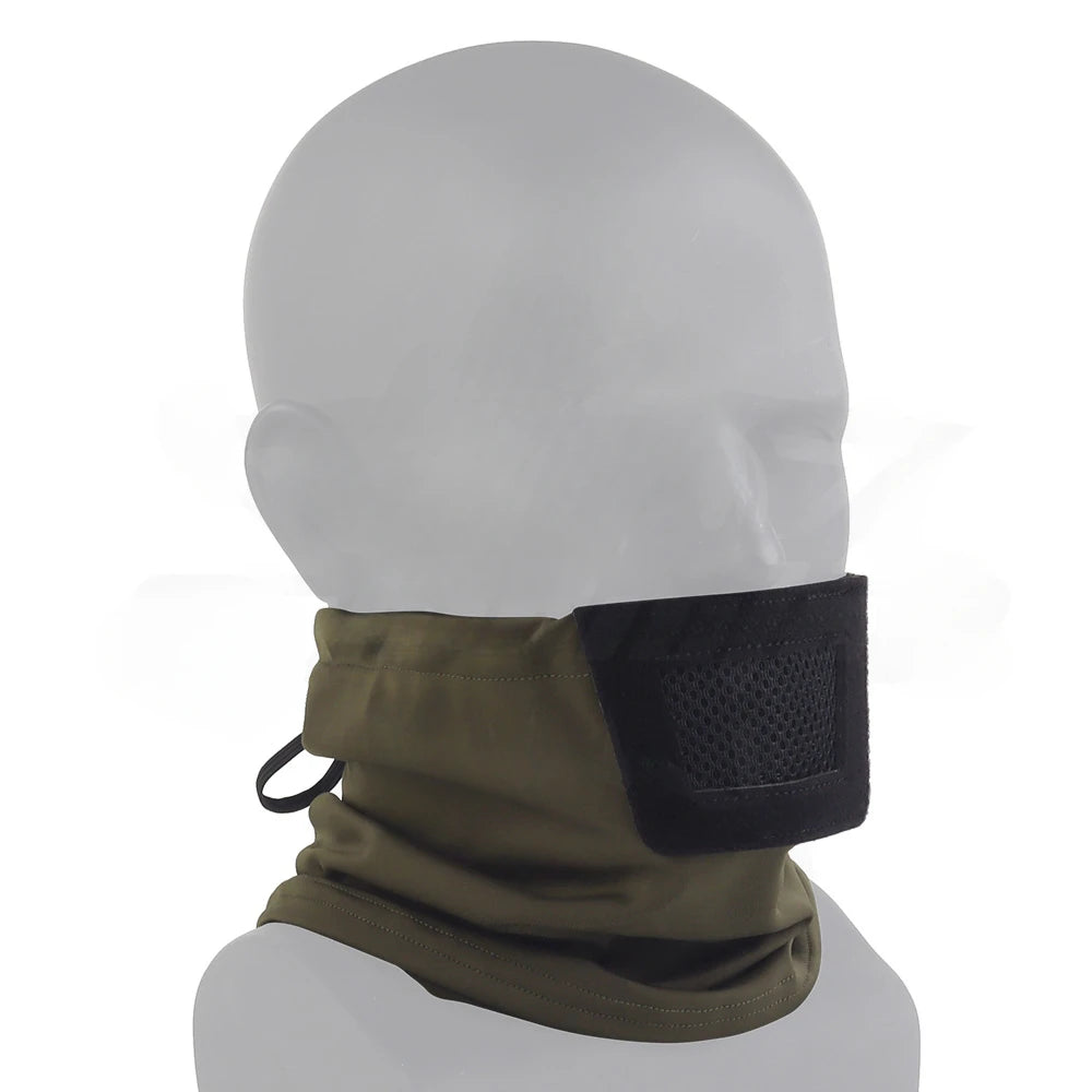Folding Protective Knight Mask Padded Mesh Breathable Half-face Sport Mask Party Camping Outdoor Portable Breathable Face Mask