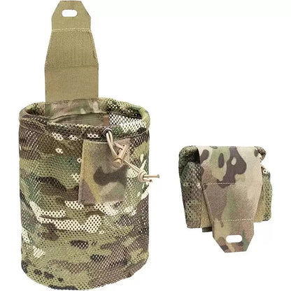 Tactical Belt Hanging Bagging MOLLE Dump Bag Hunting Gear Lightweight Fabric Adjustable Close Hunting Storage Bag