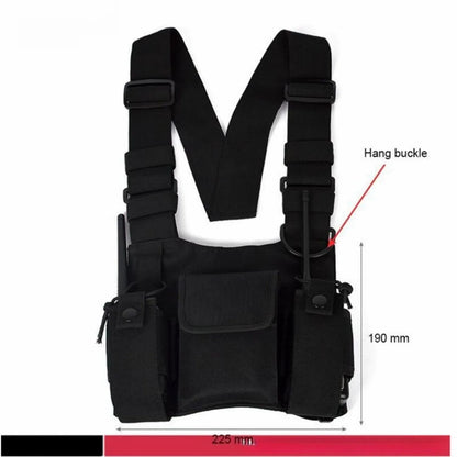 GP360 GP338 PTX760 WirelessPager ChestBag Tactical Stealth Vest TwoWay Radio Rescue Accessory Compatible with Motorola Equipment