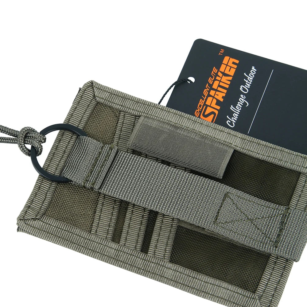 EXCELLENT ELITE SPANKER Tactical ID Card Case Patch Neck Lanyard Credit Card Organizer Pouch Adjustable Neck Lanyard
