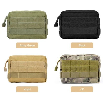Multifunctional Tactical Pouch EDC Tool Storage Kit with Molle System for Mobile Phone Case Bag Hunting Exploration Hike