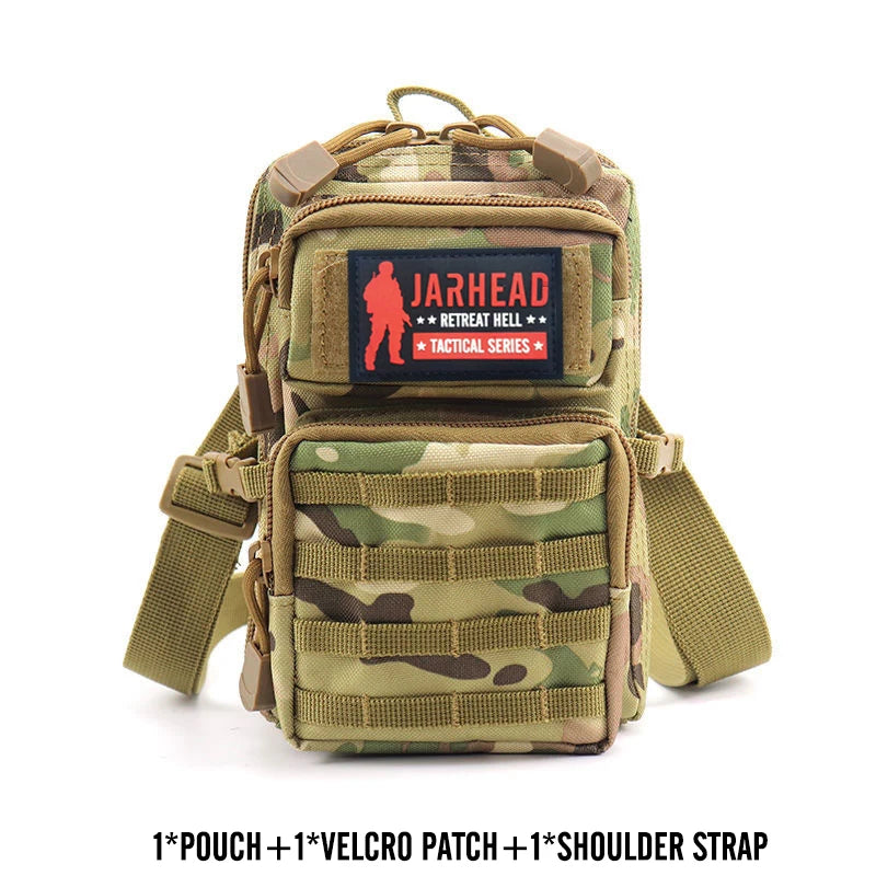 Tactical Multifunction Pack Outdoor Travel Pouch Molle Hip Waist EDC Phone Holder Bags Camping Hiking Hunting Fanny Bag