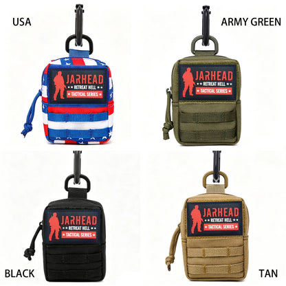 Tactical Mini MOLLE Pouch Outdoor Compact EDC Cigarette Case Waist Bags For Hunting Trekking Camping Tools Accessory Pouch
