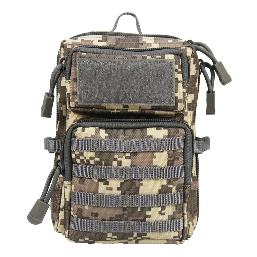 Tactical Mini Molle Utility Pouch EDC Small Tool Pouch for Outdoor Hiking Camping, Phone & Gear Storage Bag