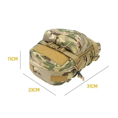 Outdoor Tactical Vest Backpack 1000D Nylon Waterproof Hiking Backpack MOLLE Accessory Sports Backpack Bags for Camping Hunting