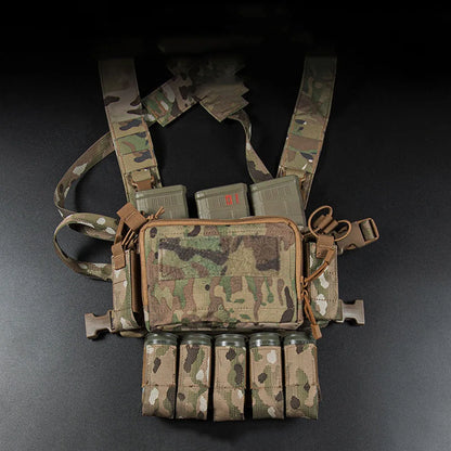 Airsoft Tactical M203 Grenade Pouch 40mm 5 Holder Banger Hanger MK4 D3CRM MK3 Militar Chest Rig Grenade Pouch Hunting Game Gear
