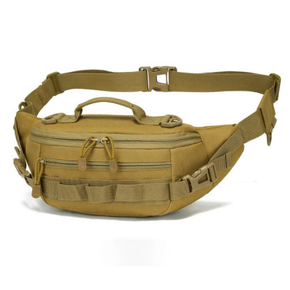 Outdoor storage waist bag, portable waist and shoulder dual-use multifunctional expansion bag, hiking and cycling bag