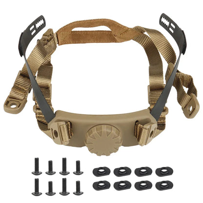 Helmet Inner Suspension System Portable CS Helmets Adjustable Head Lock Strap Accessories for Tactical  Fast SF High Cut Helmet