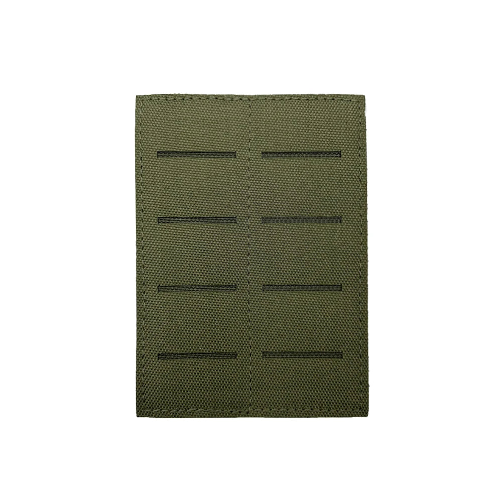 Tactical Molle Adapter Insert 2 Row Hook & Loop Backed Panel for Modular Storage EDC Packs Backpack Hunting Accessories