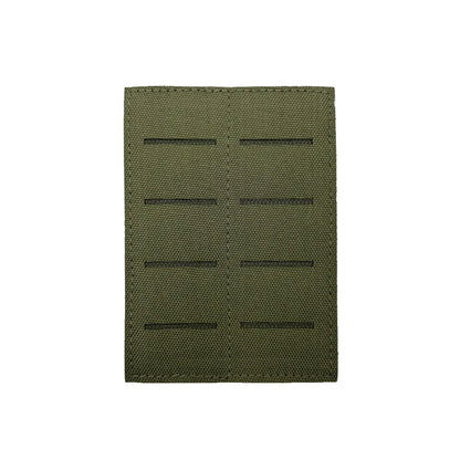 Tactical Molle Adapter Insert 2 Row Hook & Loop Backed Panel for Modular Storage EDC Packs Backpack Hunting Accessories