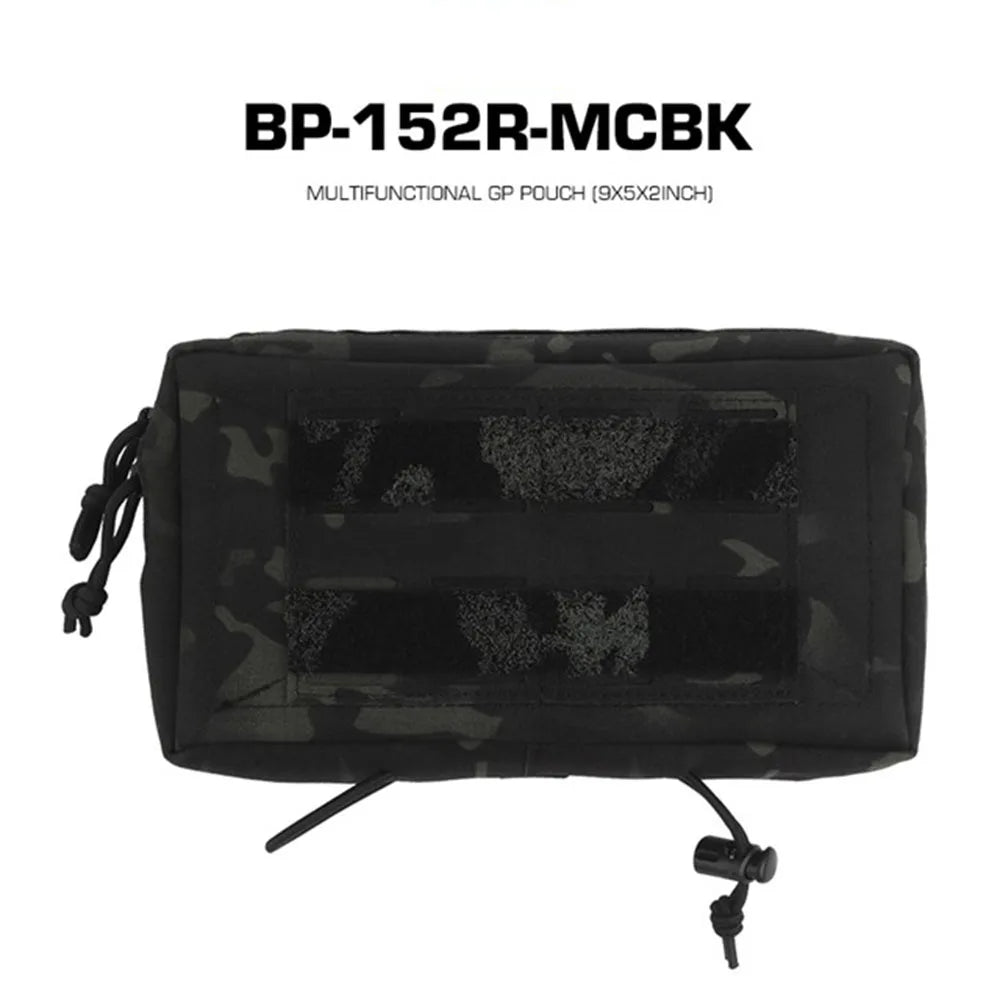 Tactical Multifunctional GP pouch (9x5x2inch) Outdoor Sports Waist Molle Belt Pouch Accessory Bag