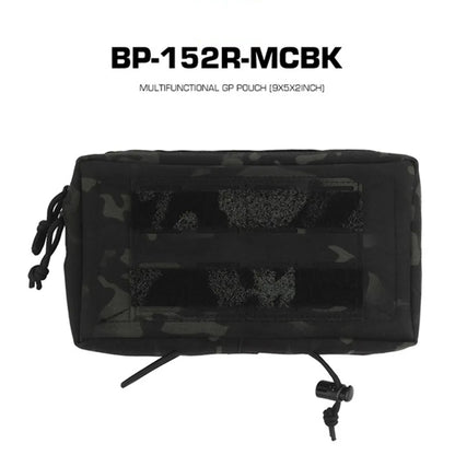 Tactical Multifunctional GP pouch (9x5x2inch) Outdoor Sports Waist Molle Belt Pouch Accessory Bag
