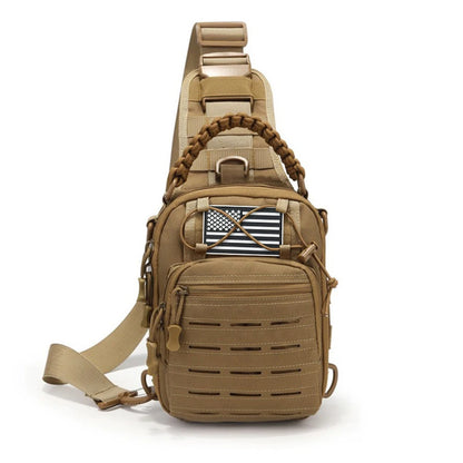 Multi functional chest bag, outdoor sports cycling chest bag, men's single shoulder diagonal cross bag