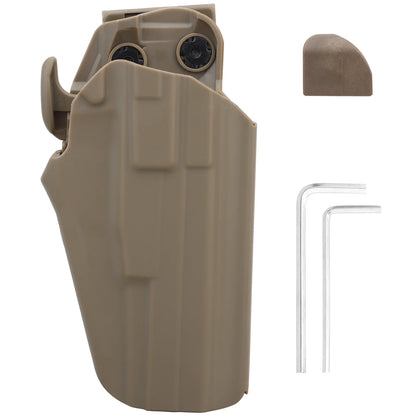 Tactical Quick Pull Pistol Holster Universal Waist Belt Pistol Case for G17L CZ 75 1911 Colt Hunting Shooting Gear