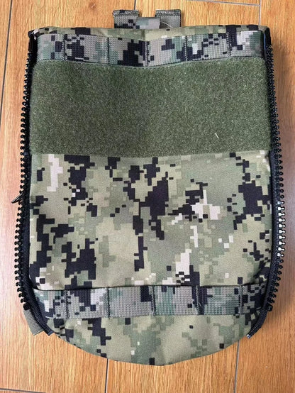 Vest Back Plate Water Bag, Outdoor Sports, FCPC V5, Zipper Bag