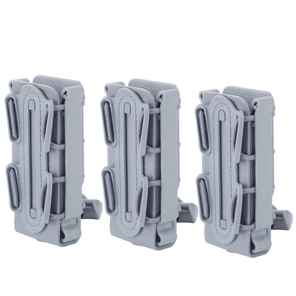 3Pcs 9mm Mag Pouches Pistol Magazine Pouch Soft Shell Magazine Pouch Tactical Rifle Fast Mag Carrier Holder for Belt&Molle Sytem