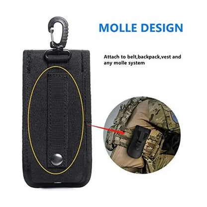 Outdoor Hard Shell Sunglasses Pouch EDC Molle Glasses Pack Utility Hiking Hunting Accessories Thicken Sunglasses Case