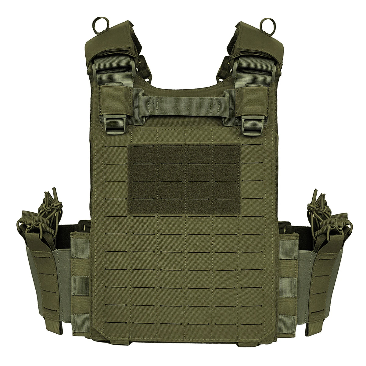 Outdoor multifunctional laser MOLLE hunting vest, breathable and detachable, with multiple equipment bags for reassembly