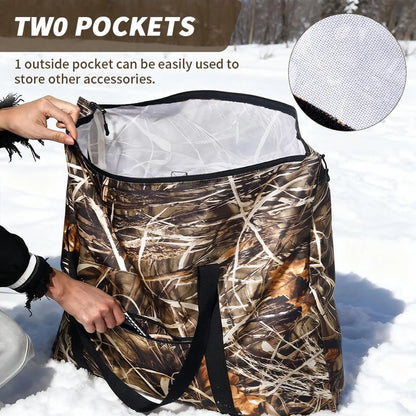 Hunting Gear Tote Waterproof Scent Control Meat Carry Tote 600D Oxford Cloth Hunting Gear Storage Bag With Handles For Men