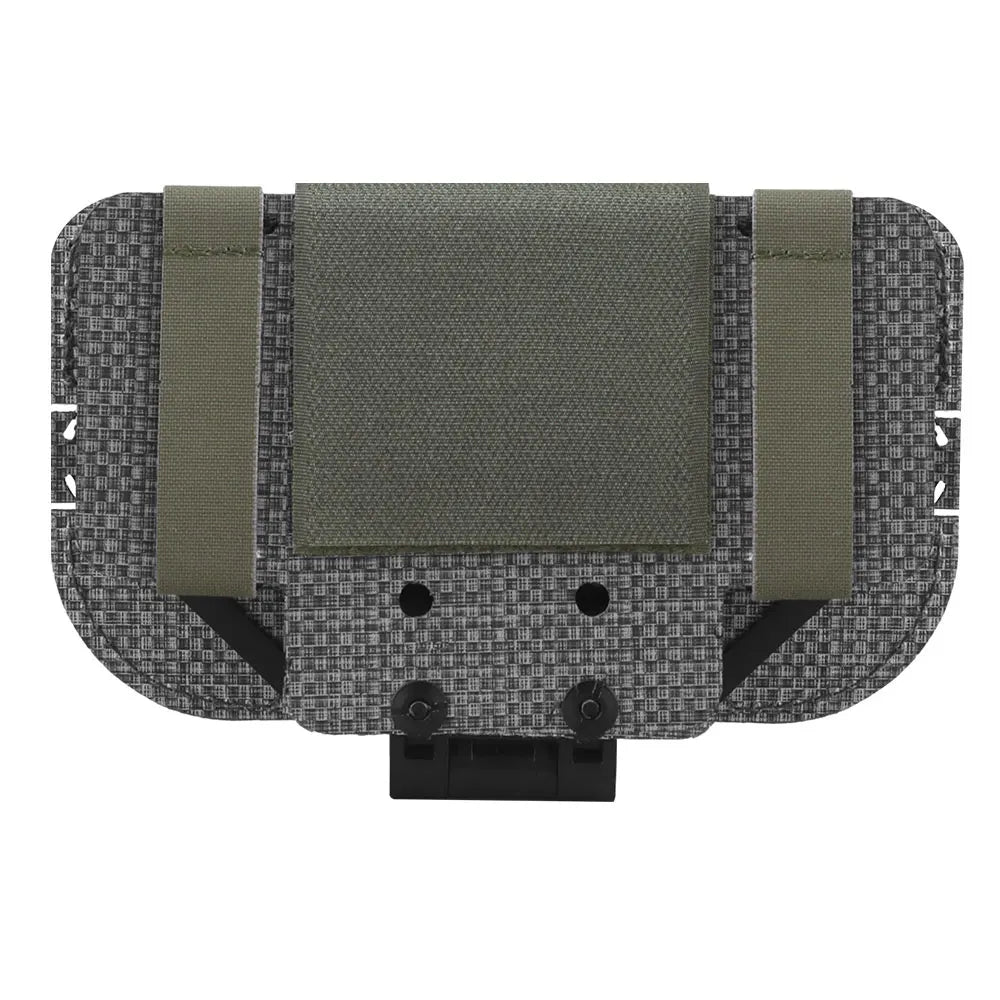 Tactical Navigation Board Molle Foldable Admin Pouch Mobile Phone Holder Chest Rig Gear for Plate Carrier Airsoft Hunting Vest