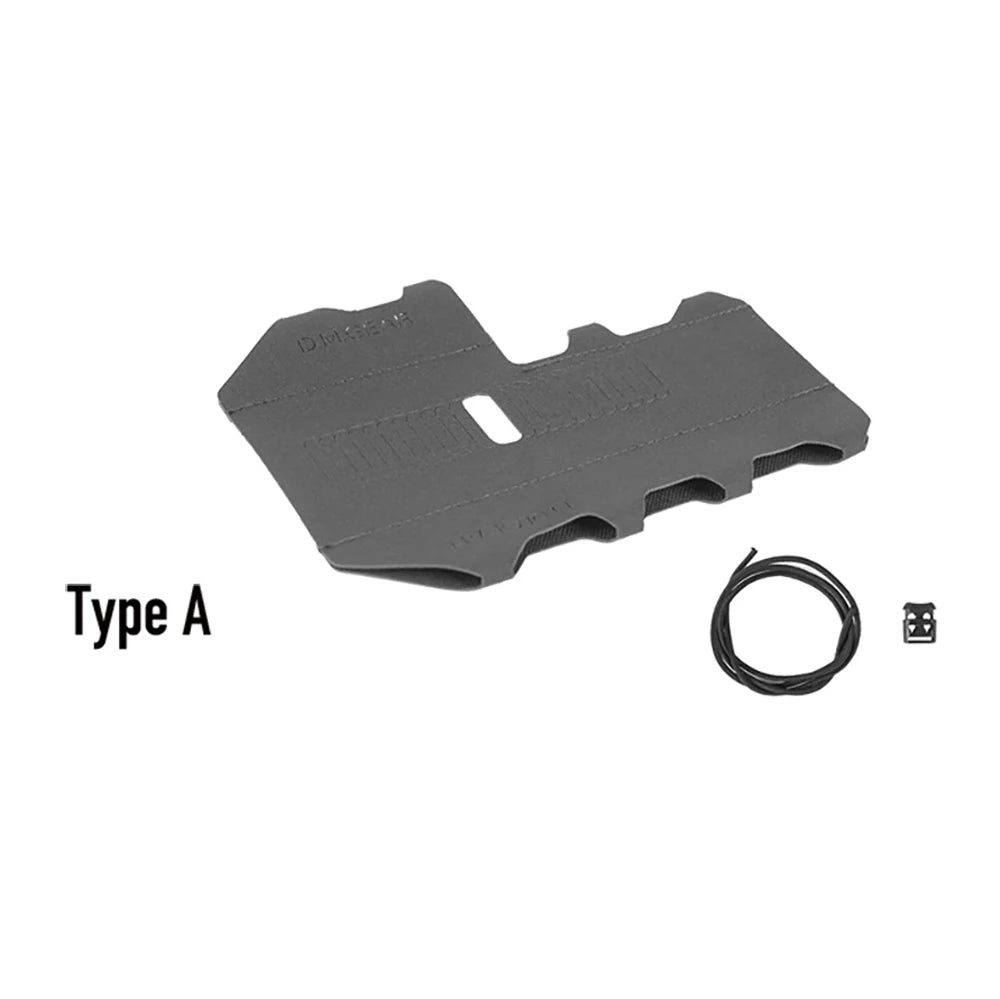 DMGear Tactical Gun Rail Cover Rail Wrap Heavy Heat Shield Gear Wrap Hand Protective Fit Quad/ One Rails 500D Nylon