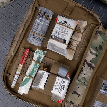 Tactical Medical Tray Insert Upgraded Built-In Storage Board First-aid Bag Equipment Organization for Outdoor Hunting Camping