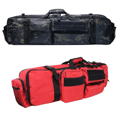 Tactical Gun Backpack Double Rifle Bags Dual Carbine Carrying Case for SAW M249 M4A1 M16 AR15 Heavy Duty Gun Bag Drop shipping